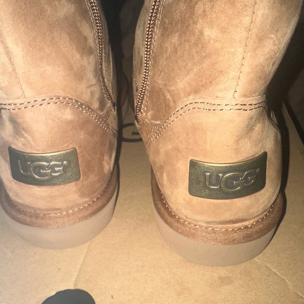 Brand new Uggs I can’t fit and never wore and who doesn’t love Uggs